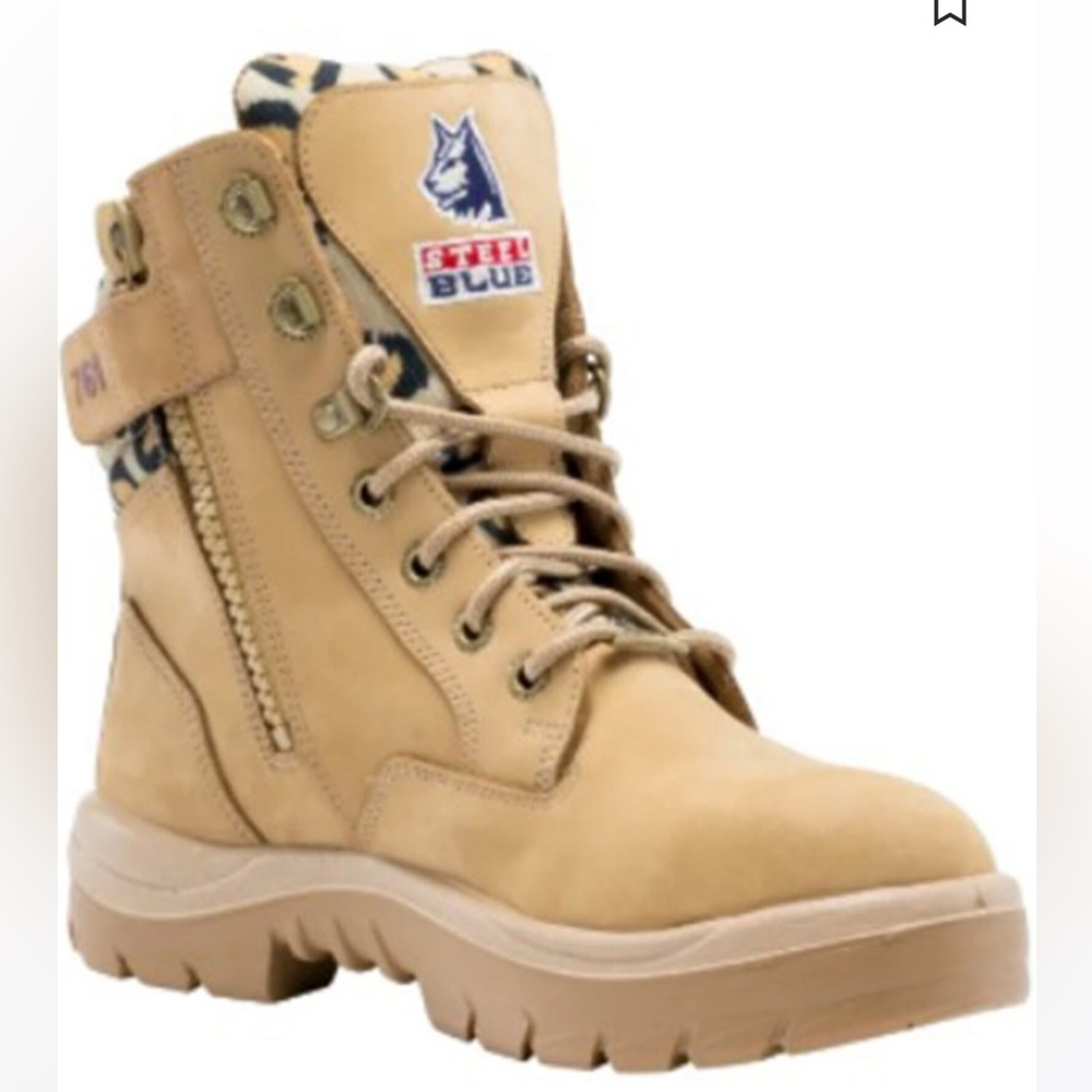 Women’s steel blue southern cross cheetah